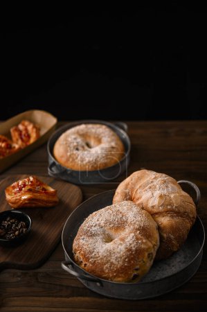 Photo for New images of breads and pastries in restaurants, high quality images - Royalty Free Image