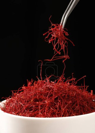 Photo for Beautiful images of saffron, saffron pictures, saffron drinks, high quality images - Royalty Free Image