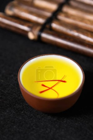 Photo for Beautiful images of saffron, saffron pictures, saffron drinks, high quality images - Royalty Free Image