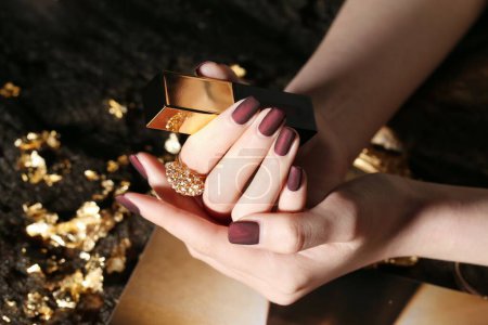 Photo for Images about nails, nail beauty, beautiful hands and nail polish - Royalty Free Image