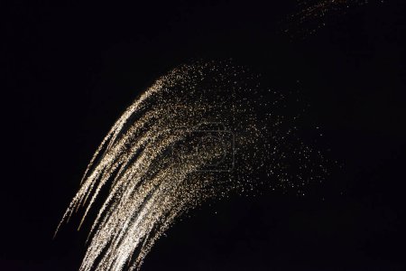 Foto de Fuegos artificiales en el cielo nocturno - Imagen libre de derechos