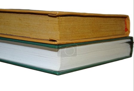 Photo for An old book and a book with white pages. Old and new - Royalty Free Image