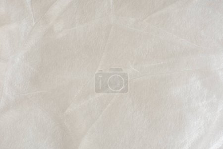 Téléchargez les photos : Matériau polyester synthétique blanc utilisé comme isolant dans les vêtements ou comme matériau d'emballage. Texture close-up - en image libre de droit