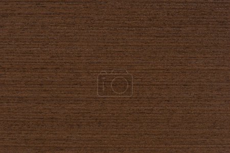Foto de Texture of wenge wood. Dark brown wood for furniture or flooring. Close-up of a Wenge wooden plank, top view - Imagen libre de derechos