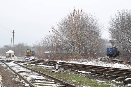 Foto de Sucursal ferroviaria.ChME3.TGM3 - Imagen libre de derechos