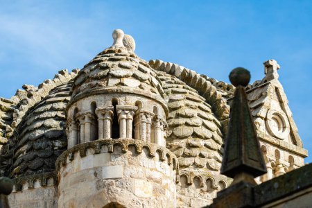 Photo for View of the lantern tower of the romanesque Cathedral of Zamora - Royalty Free Image