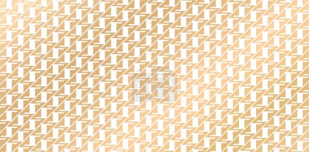 Ilustración de Patrón geométrico sin costura colores dorados aislados fondos blancos para fondo de pantalla de ilustración abstracta, tela, textiles, cubierta del libro, papel de envolver, fondo decorativo, diseño creativo de impresión - Imagen libre de derechos
