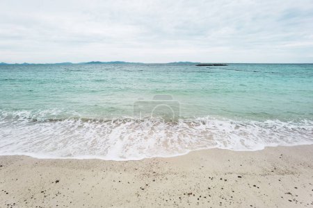 Photo for Tropical beach and blue sky in nature - Royalty Free Image
