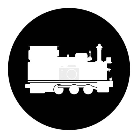 Illustration for Steam locomotive icon vector illustration design - Royalty Free Image