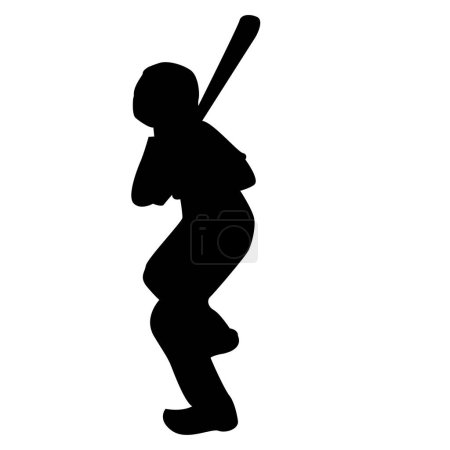 Illustration for Baseball player icon vektor illustration design - Royalty Free Image