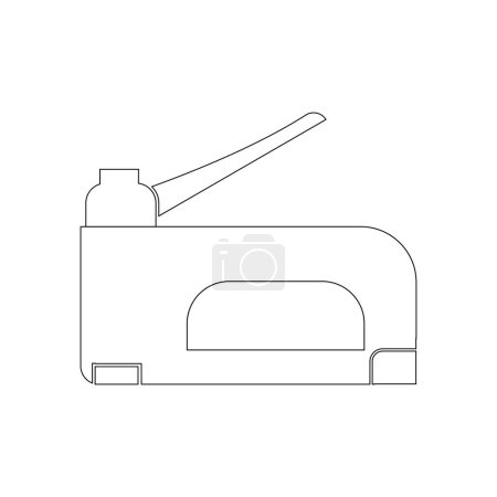 Illustration for Staple tool icon vector illustration symbol design - Royalty Free Image