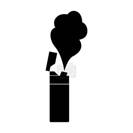 Illustration for Vaping logo.vector illustration template design - Royalty Free Image