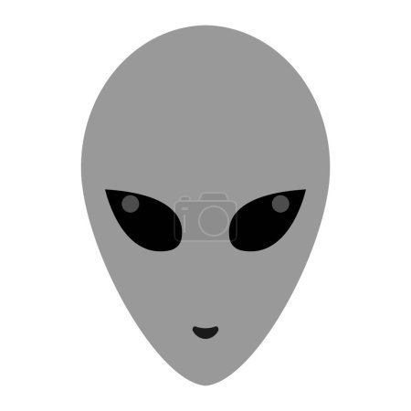Ilustración de Alien icon vektor illustration design - Imagen libre de derechos