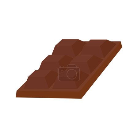 Téléchargez les illustrations : Icône vectorielle chocolat illustration symbole conception - en licence libre de droit