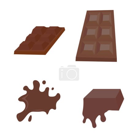Ilustración de Icono de vector de chocolate diseño de símbolo de ilustración - Imagen libre de derechos