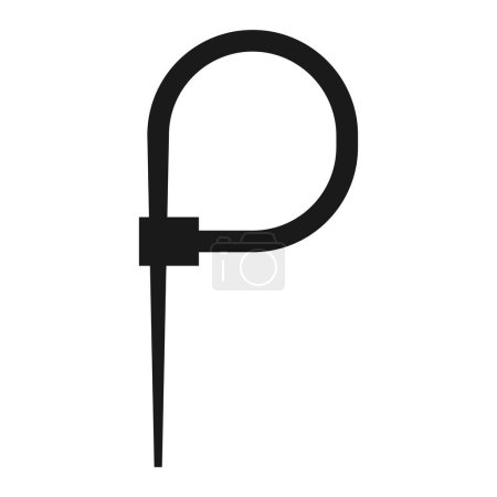 cable ties icon vector illustration symbol design