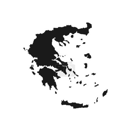 Illustration for Greece map icon vector illustration design - Royalty Free Image