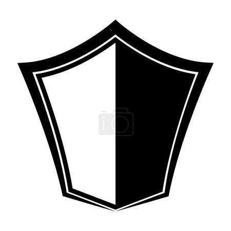 Ilustración de Diseño de plantilla de ilustración de vector de logotipo de escudo - Imagen libre de derechos