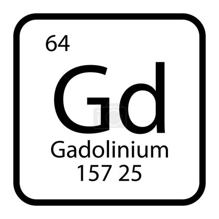 Illustration for Gadolinium icon vector illustration design - Royalty Free Image