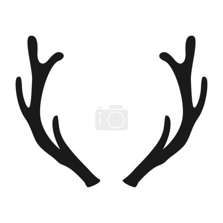 Illustration for Deer antler icon vector illustration design - Royalty Free Image