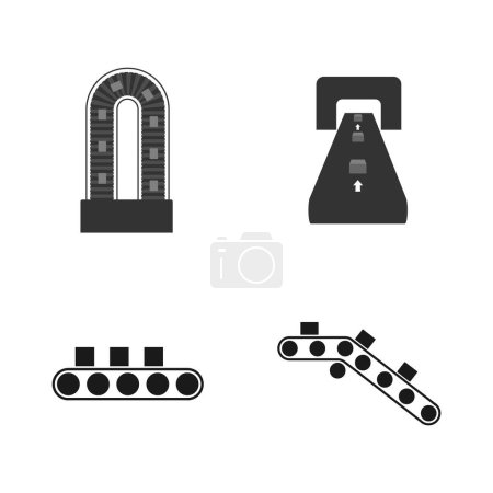 Illustration for Conveyor icon vector illustration design - Royalty Free Image