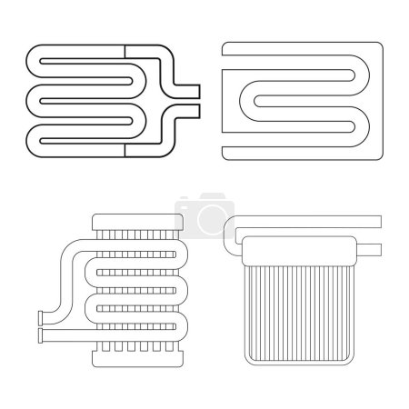 evaporador icono vector ilustración diseño