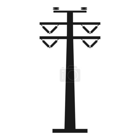Electric pole icon vector illustration design