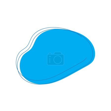 blob icono vector ilustración diseño