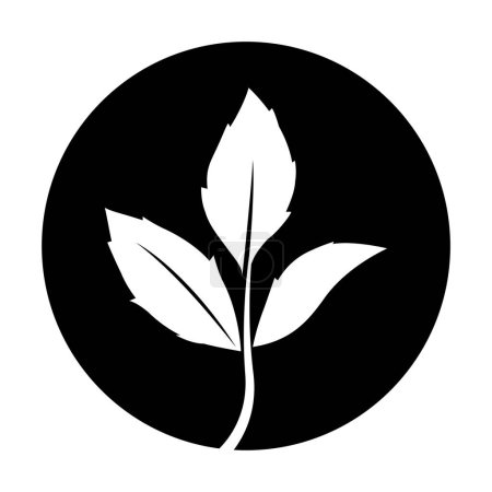 Blatt Logo Vektor Illustration Design
