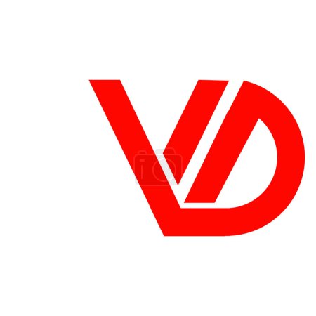 WD Brief Logo Vektor Illustration Design