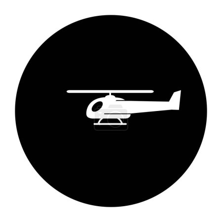 Helikopter Symbol Vektor Illustration Design