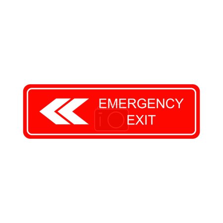 icono de salida de emergencia vector ilustración diseño