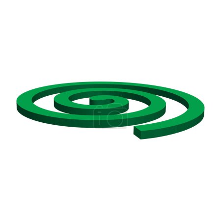 Illustration for Mosquito coil icon vector illustration design - Royalty Free Image