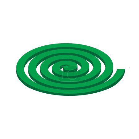 Illustration for Mosquito coil icon vector illustration design - Royalty Free Image