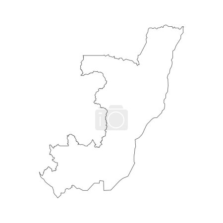 Ilustración de Congo mapa icono vector ilustración diseño - Imagen libre de derechos