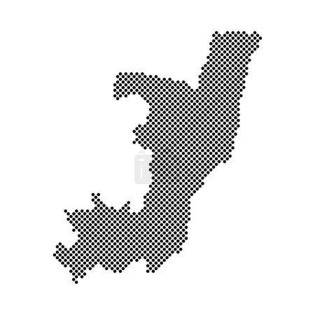 Kongo Karte Symbol Vektor Illustration Design