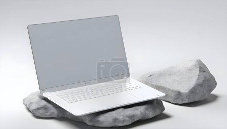 Photo for Unique Laptop Mockup and images - Royalty Free Image