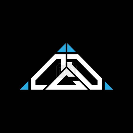 Ilustración de Diseño creativo del logotipo de la letra CCD con gráfico vectorial, logotipo simple y moderno CCD en forma de triángulo. - Imagen libre de derechos