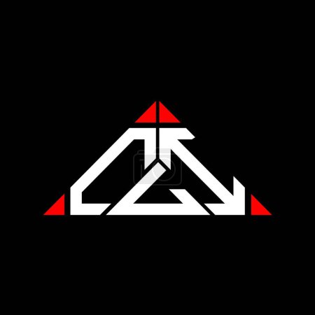 Ilustración de Diseño creativo del logotipo de la letra CLI con gráfico vectorial, logotipo CLI simple y moderno en forma de triángulo. - Imagen libre de derechos