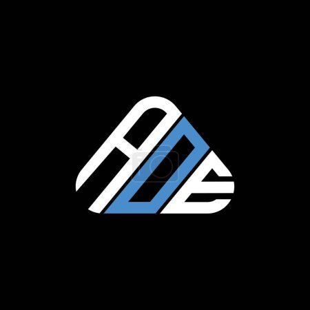 Ilustración de Diseño creativo del logotipo de la letra AOE con gráfico vectorial, logotipo simple y moderno AOE en forma de triángulo. - Imagen libre de derechos