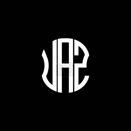 Ilustración de Logotipo carta UAZ diseño creativo abstracto. Diseño único de UAZ - Imagen libre de derechos