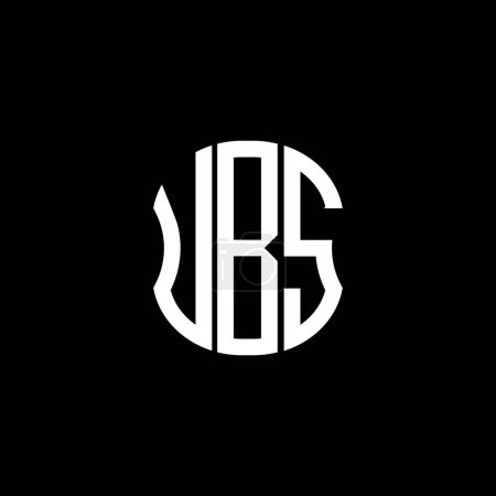 Téléchargez les illustrations : UBS lettre logo abstrait design créatif. UBS design unique - en licence libre de droit