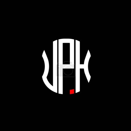 Téléchargez les illustrations : UPH lettre logo abstrait design créatif. Design unique UPH - en licence libre de droit