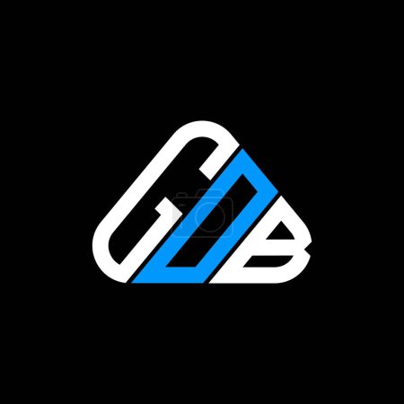 Ilustración de Diseño creativo del logotipo de la letra GOB con gráfico vectorial, logotipo simple y moderno GOB. - Imagen libre de derechos