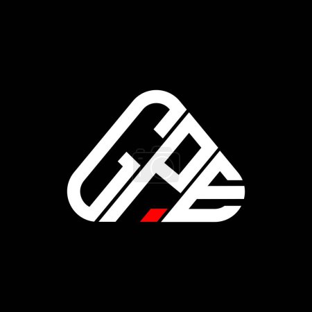 Téléchargez les illustrations : Logo lettre GPE design créatif avec graphique vectoriel, logo simple et moderne GPE. - en licence libre de droit