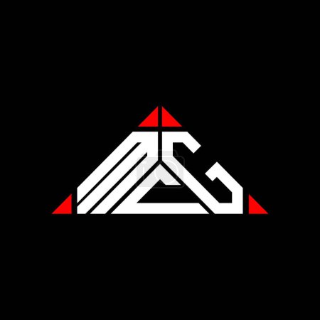 Ilustración de Diseño creativo del logotipo de la letra de MCG con gráfico vectorial, logotipo simple y moderno de MCG. - Imagen libre de derechos