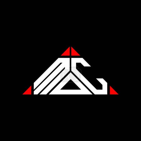 Ilustración de Diseño creativo del logotipo de la letra MOC con gráfico vectorial, logotipo simple y moderno MOC. - Imagen libre de derechos