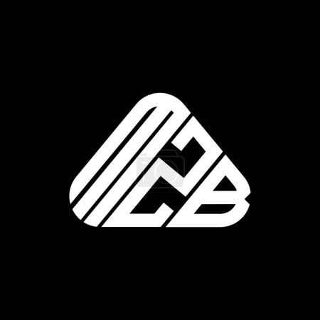 Téléchargez les illustrations : MZB lettre logo design créatif avec graphique vectoriel, MZB logo simple et moderne. - en licence libre de droit