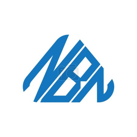 Ilustración de Diseño creativo del logotipo de la letra de NBN con gráfico vectorial, logotipo simple y moderno de NBN. - Imagen libre de derechos