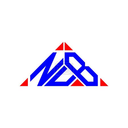 Téléchargez les illustrations : NUB lettre logo design créatif avec graphique vectoriel, NUB logo simple et moderne. - en licence libre de droit